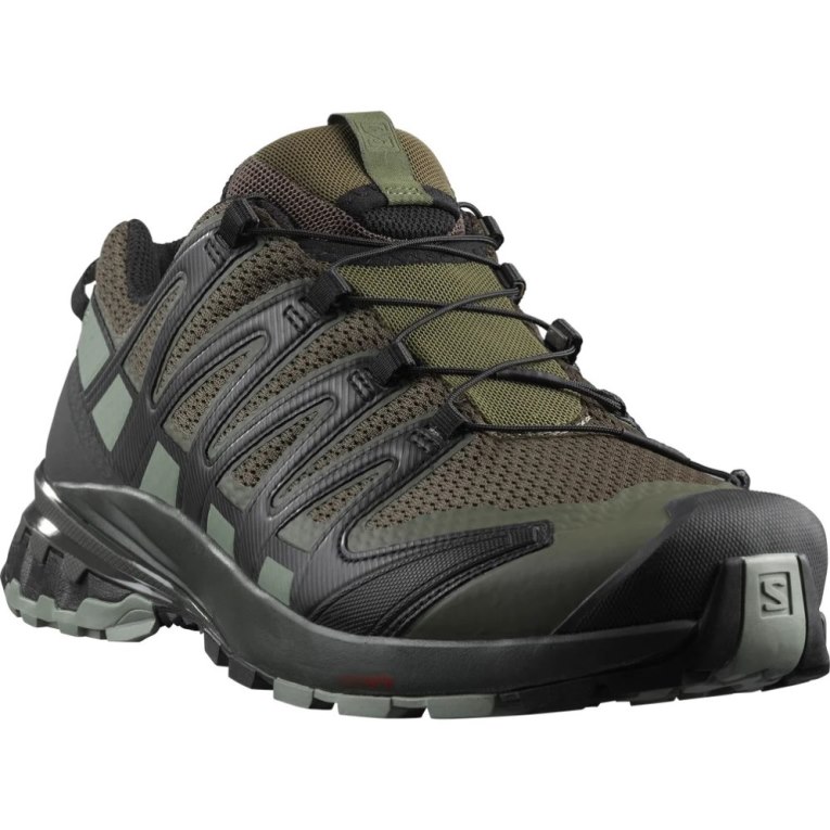 Tenis Para Trail Running Salomon Xa Pro 3d V8 Anchos Hombre Verde Oliva | MX WQHB268